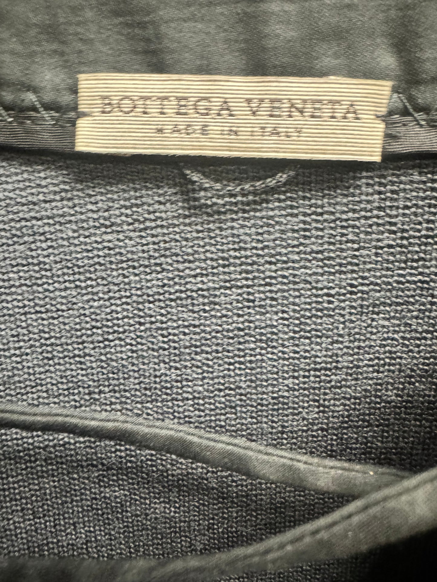 2000s Bottega Veneta Charcoal Dress Designer Lace Up Shift Dress