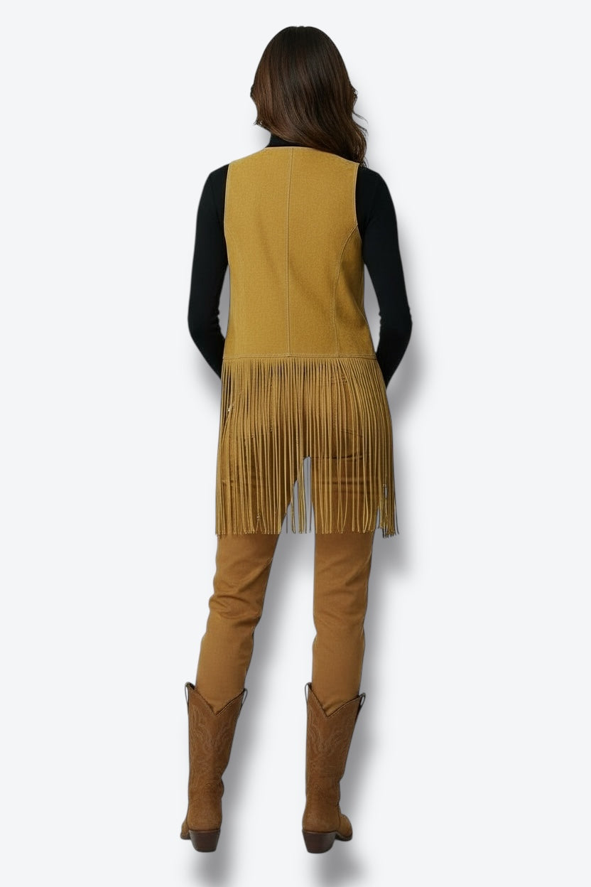 1970s Pioneer Wear Beaded Western Vest