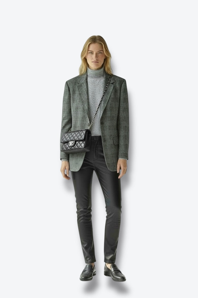 1990s Vintage Giorgio Armani Plaid Blazer