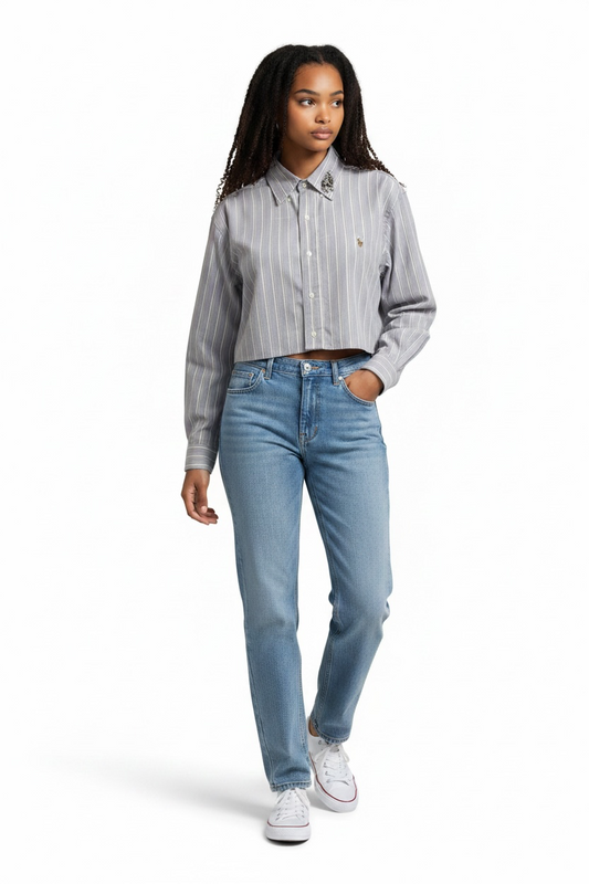 Kameo Edit Ralph Lauren Stripe Button Up