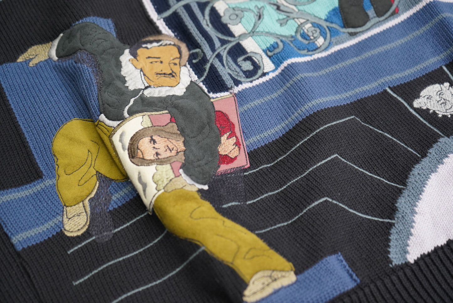 Vintage Mimi Spirit Graphic Knit Sweater (Italy, 1990s)