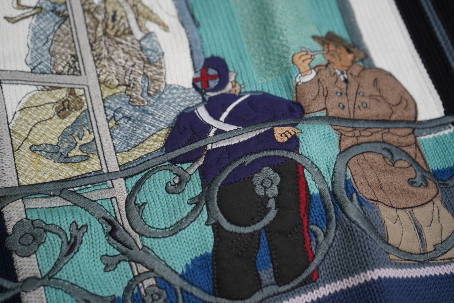 Vintage Mimi Spirit Graphic Knit Sweater (Italy, 1990s)