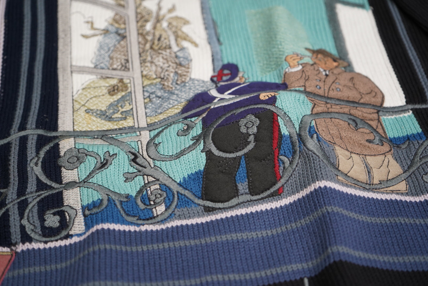 Vintage Mimi Spirit Graphic Knit Sweater (Italy, 1990s)