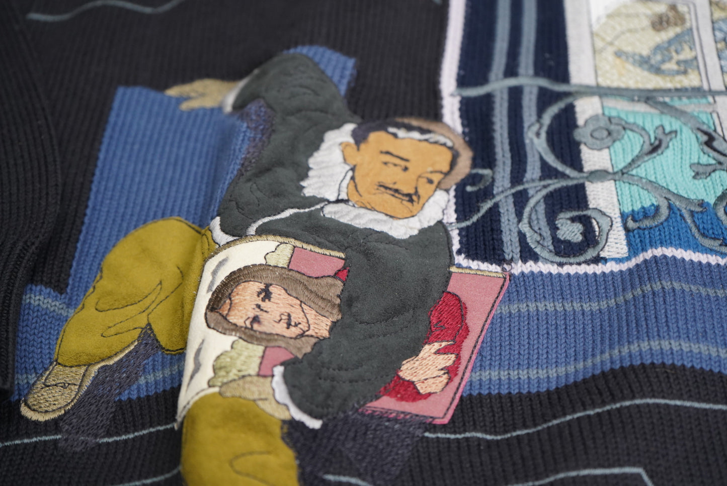 Vintage Mimi Spirit Graphic Knit Sweater (Italy, 1990s)