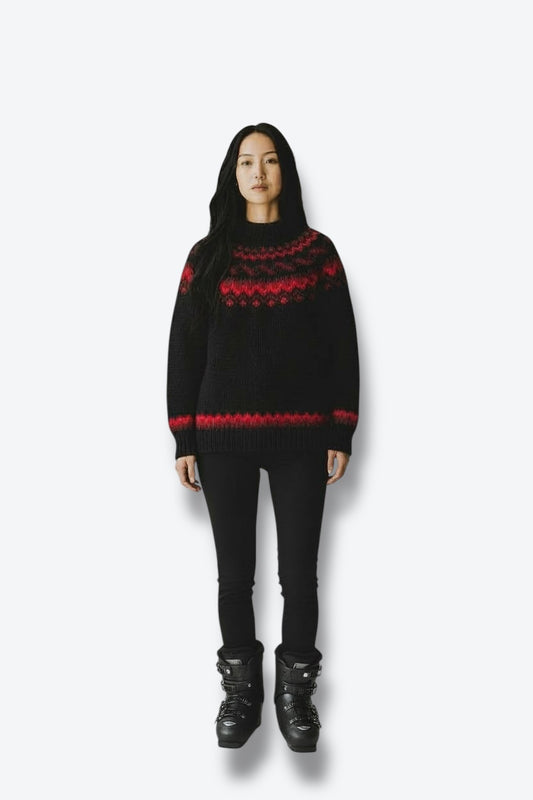 1970s Northern Isle  Blk Sweater