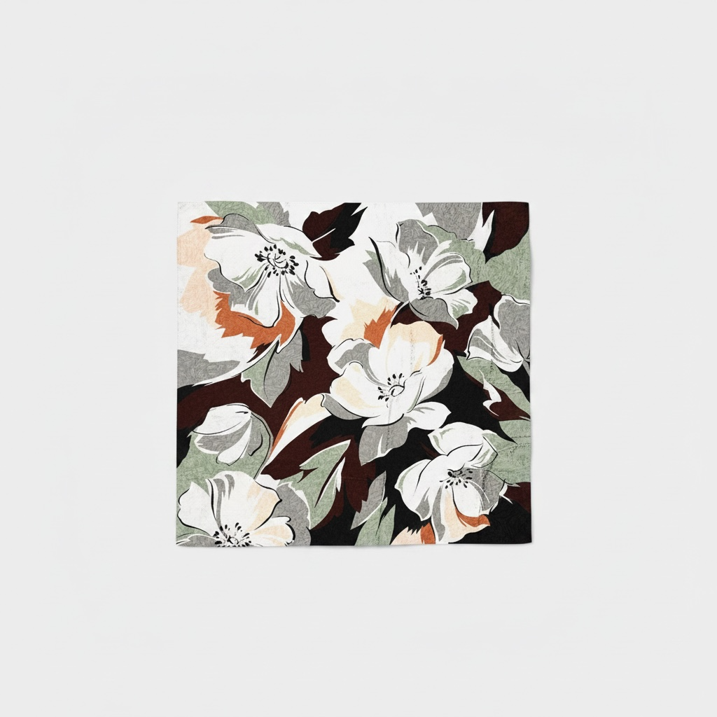 1970s Hariko Kappi Silk Scarf (Japan)