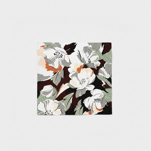 1970s Hariko Kappi Silk Scarf (Japan)