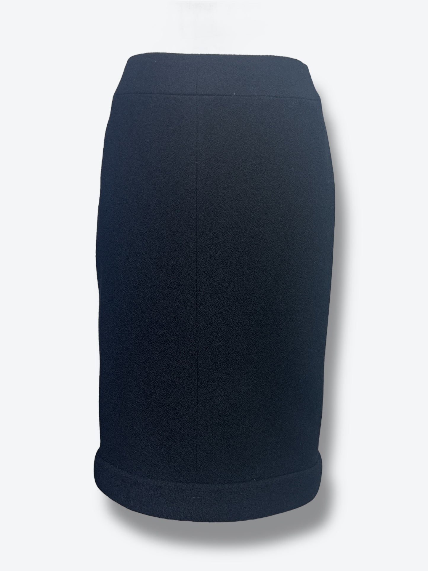 #21. Y2K Chanel Boucle Wool Pencil Skirt With a Rolled Hem