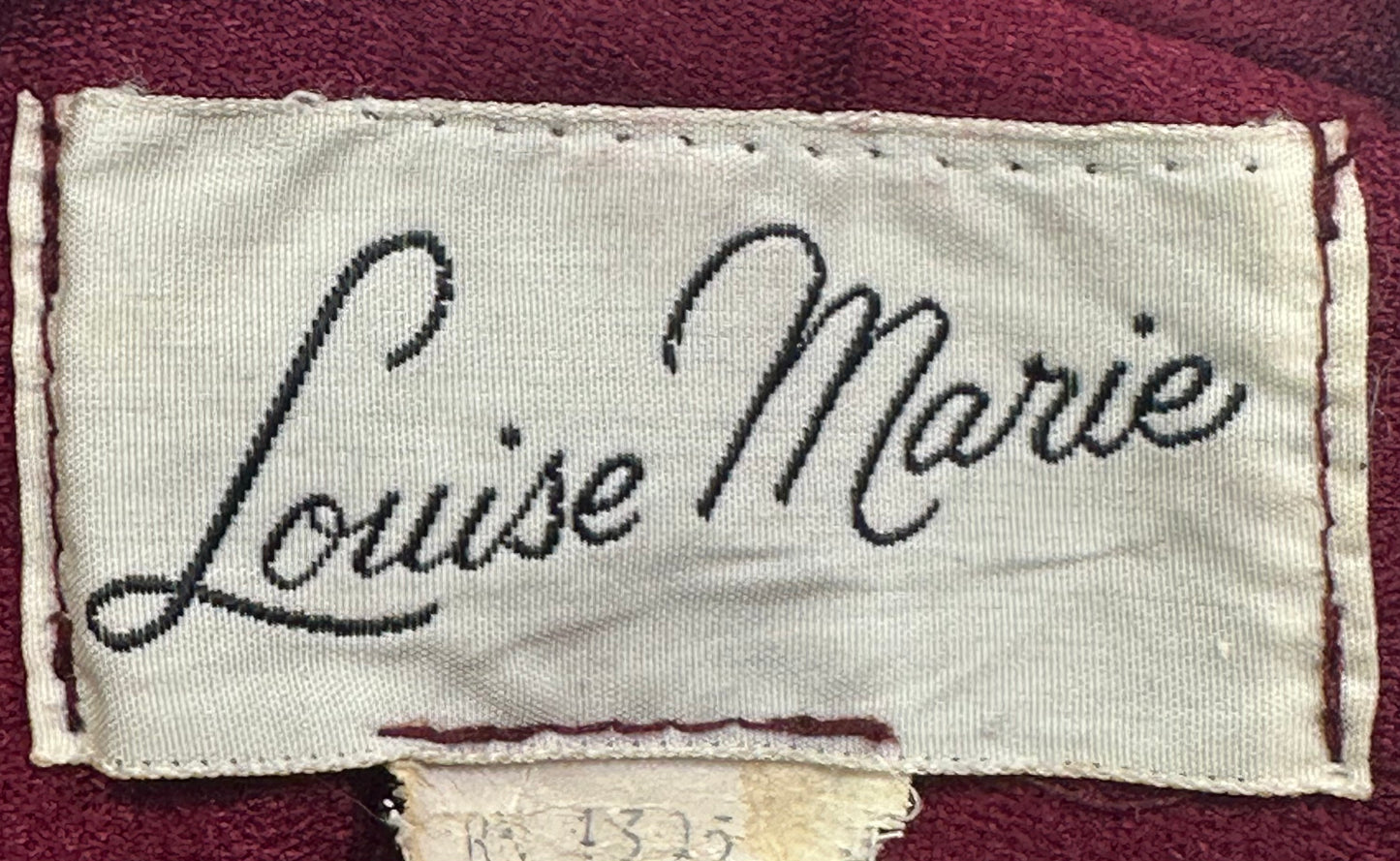 1960's Louise Marie Hostess Dress