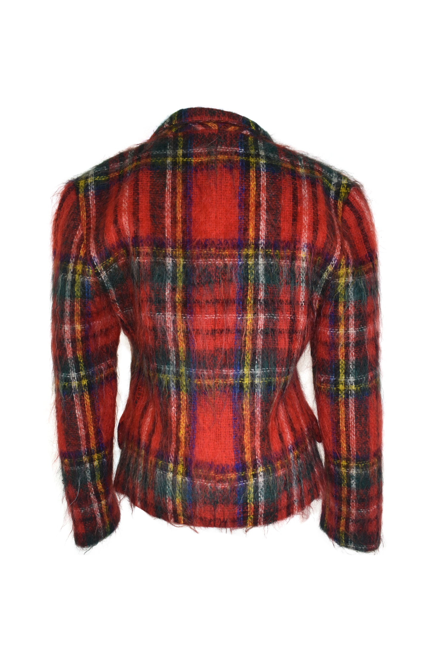 1990's Barry Bricken Wool Plaid Blazer