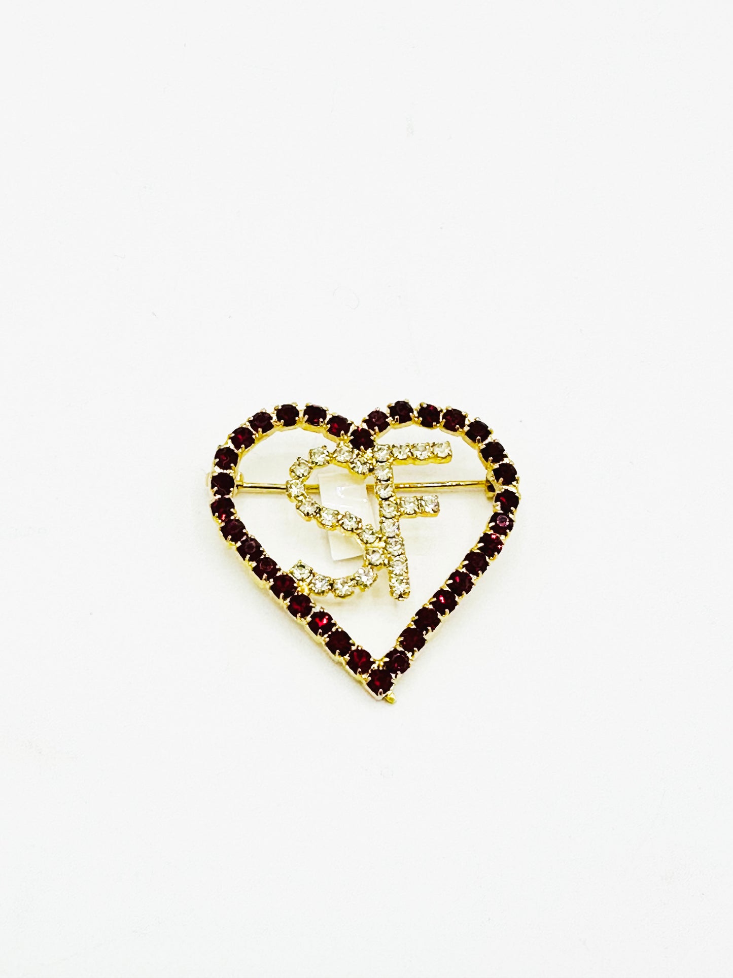 1980s SF Heart Brooch