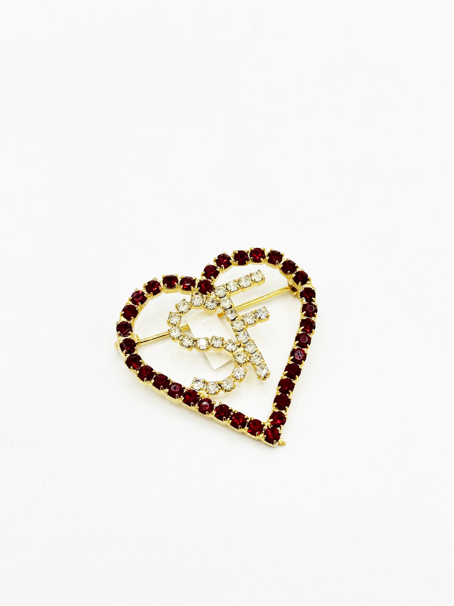 1980s SF Heart Brooch