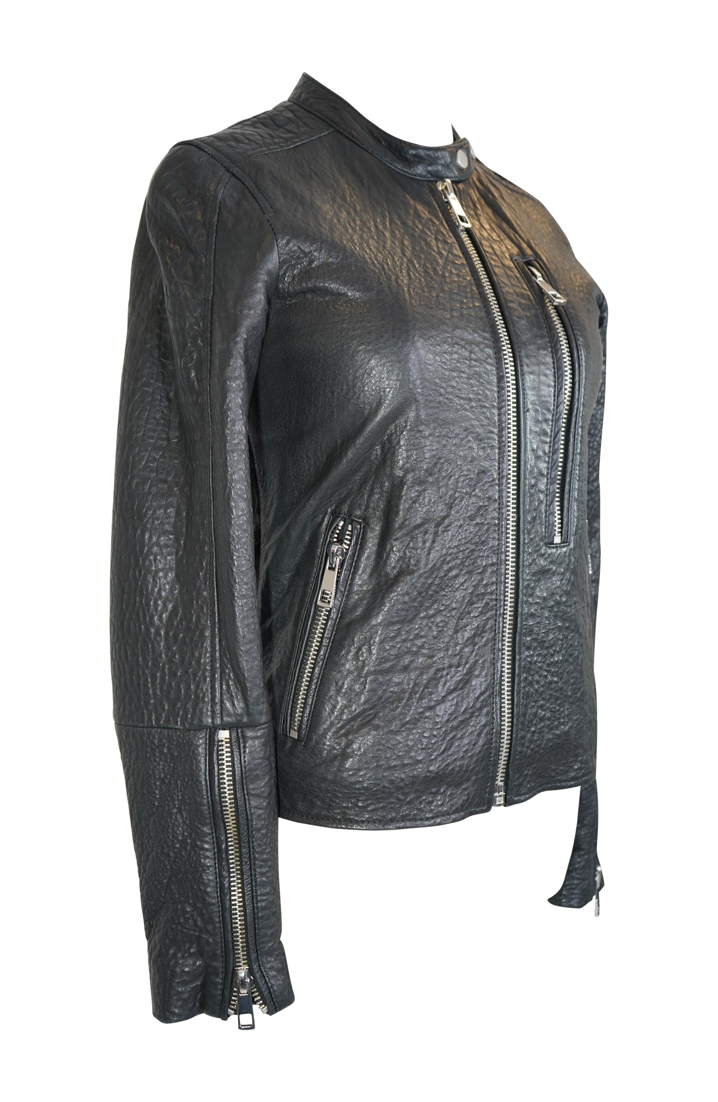 2000s Whistle Leather Moto Jacket