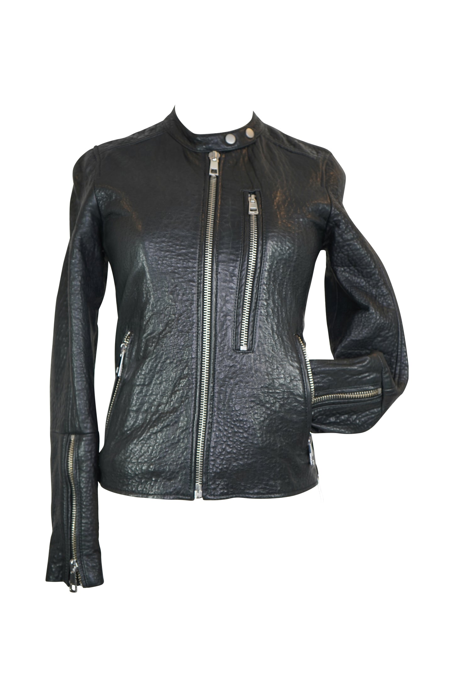 2000s Whistle Leather Moto Jacket