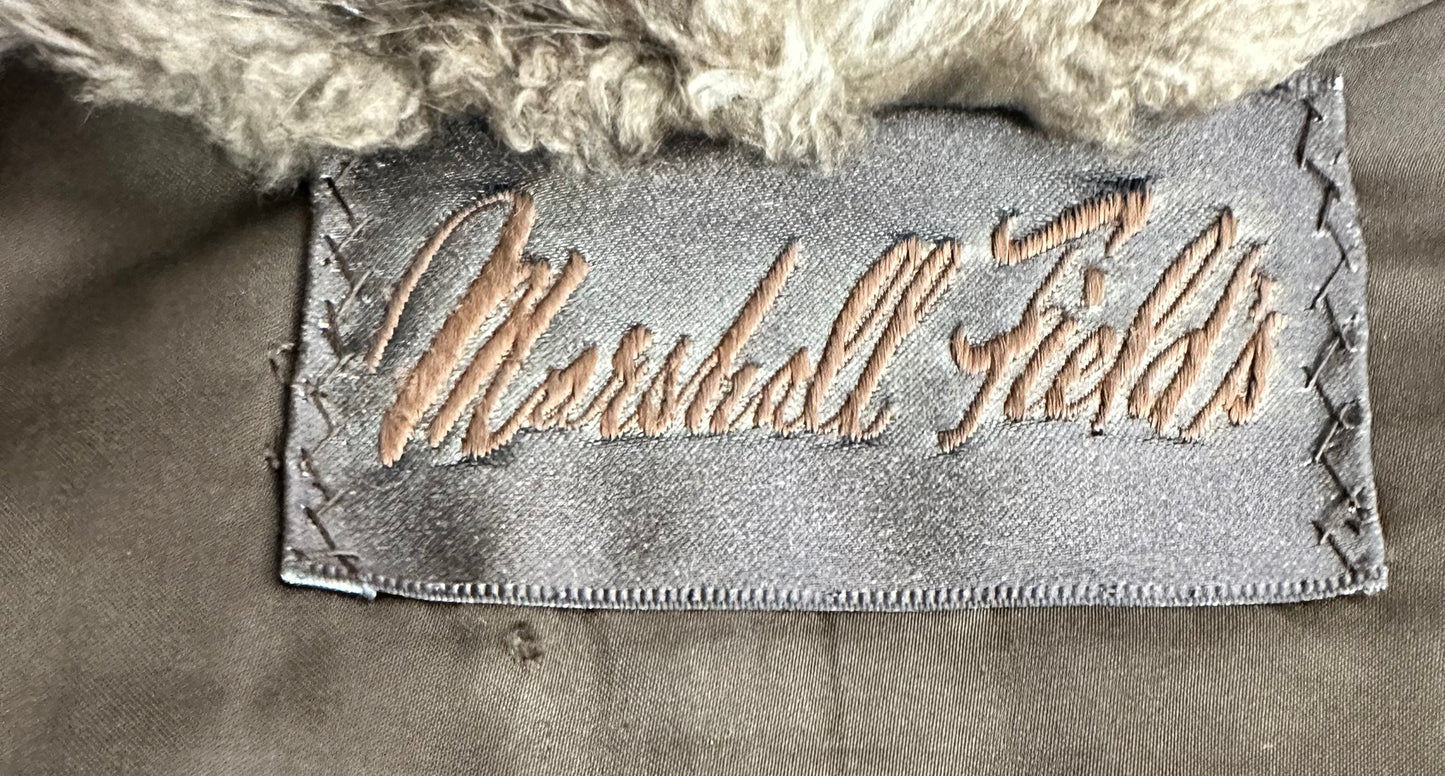 Vintage Marshall Fields Hooded Fur