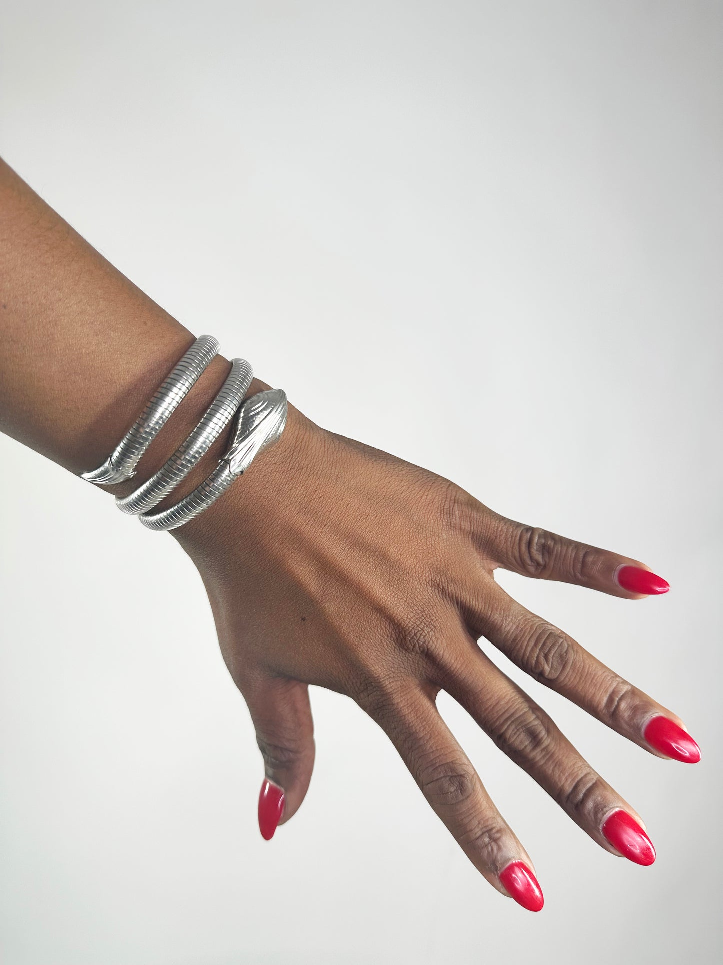 1990s Sliver Snake Cuff