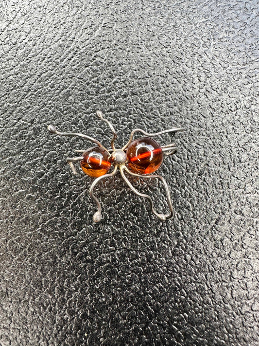 Vintage Wire Ant Brooch