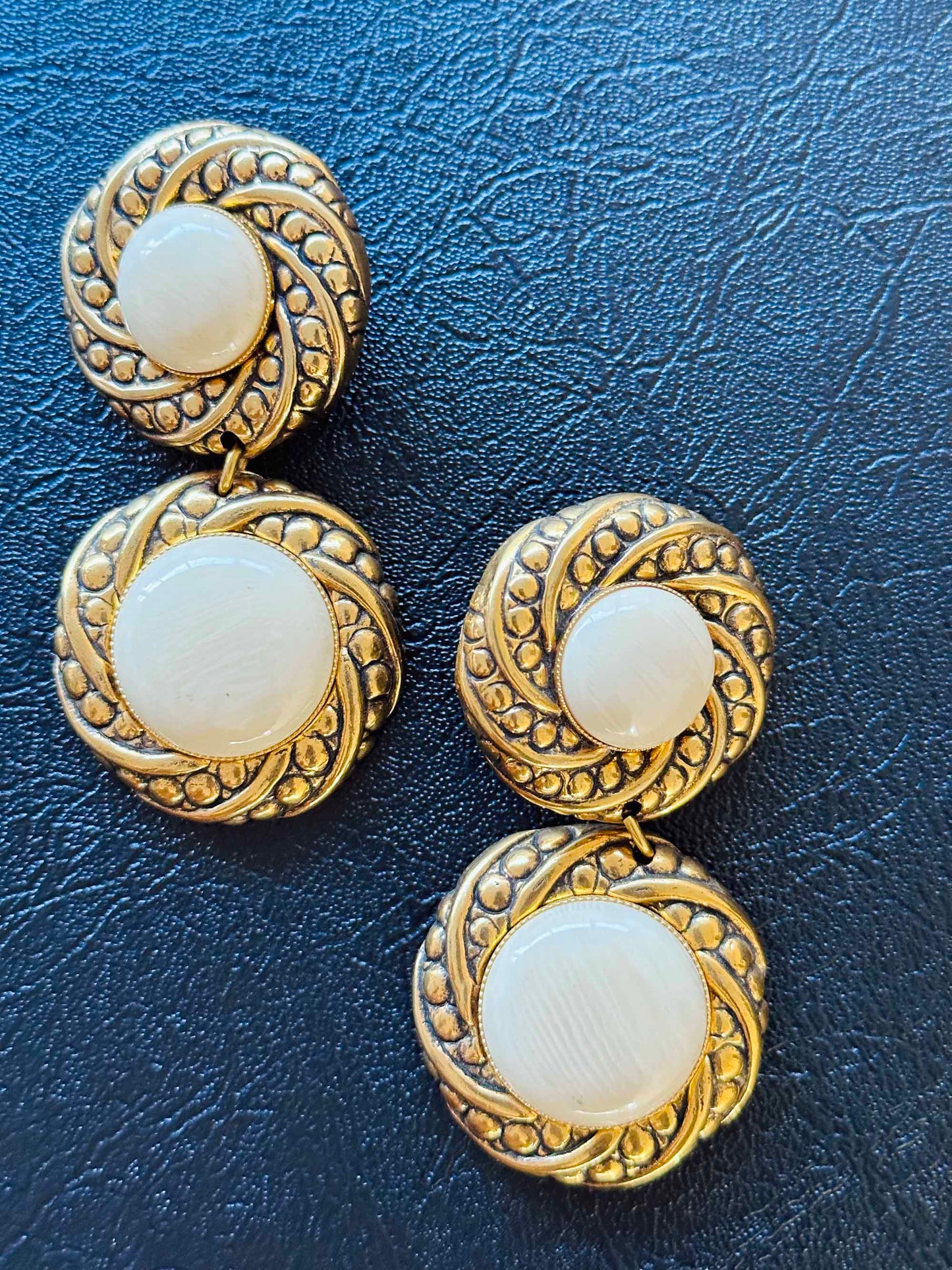 Signed 1970's Made in Paris Earrings