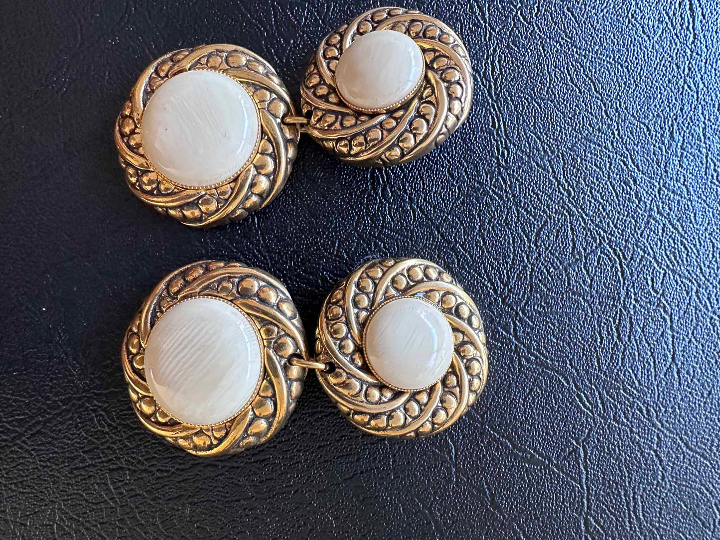 Signed 1970's Made in Paris Earrings