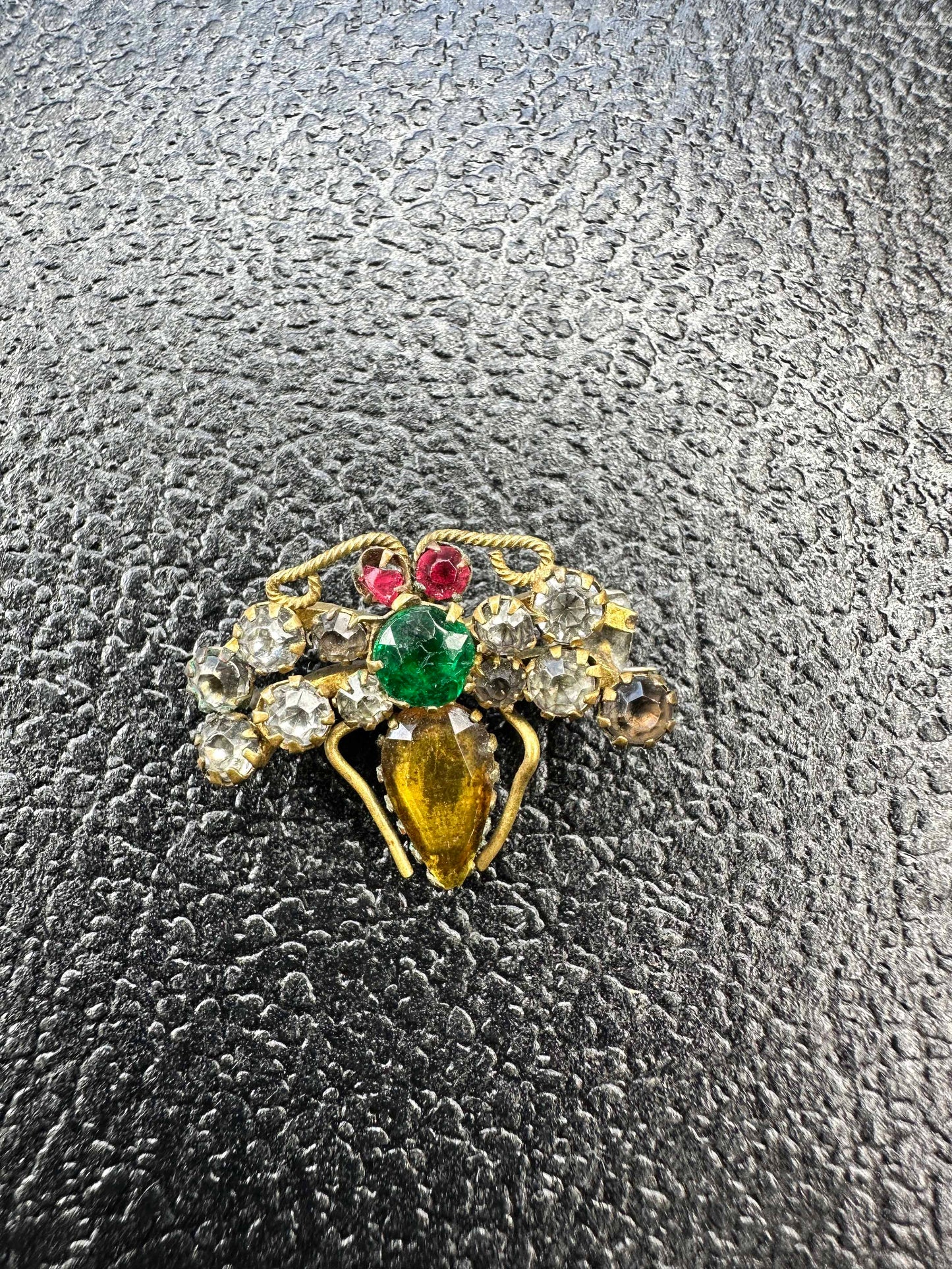 Vintage Rhinestone Bug